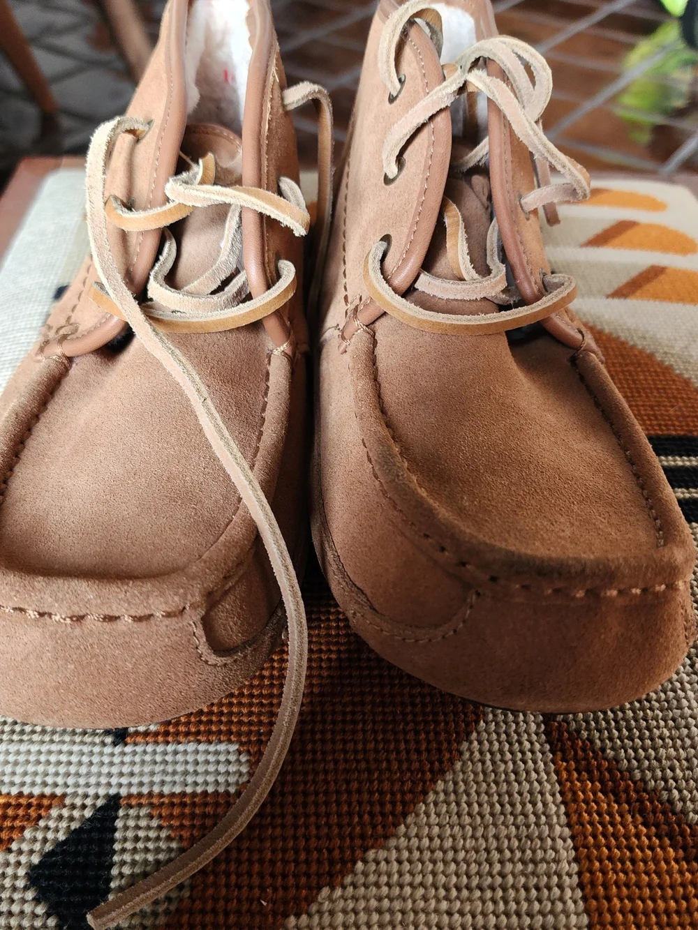 UGG Men's Campout Chukka Boots Chestnut Suede Size 7 / Women's 9 Like New
